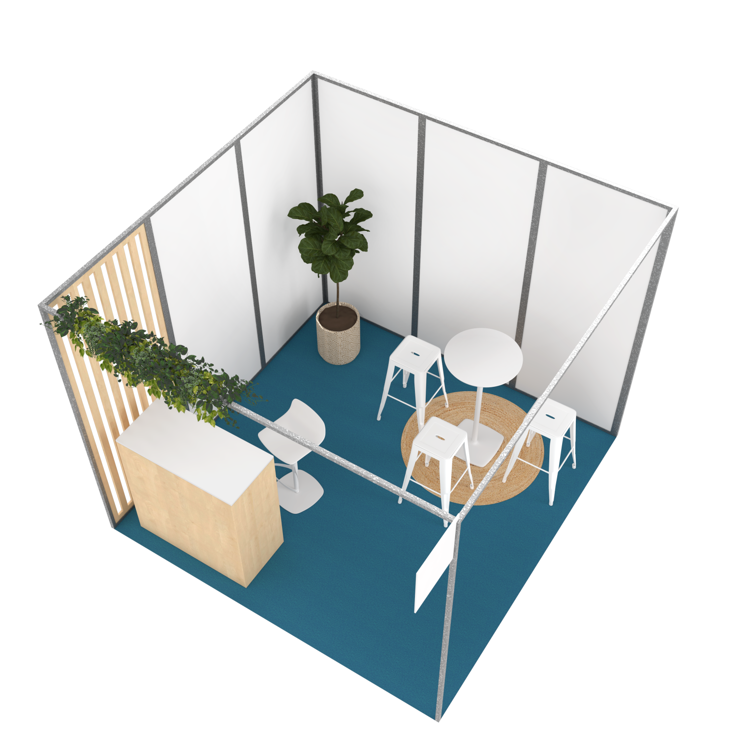 stand packagés - Blanc Axo