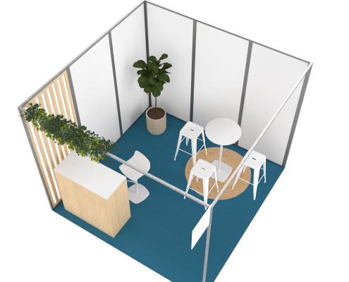 stand packagés - Blanc Axo
