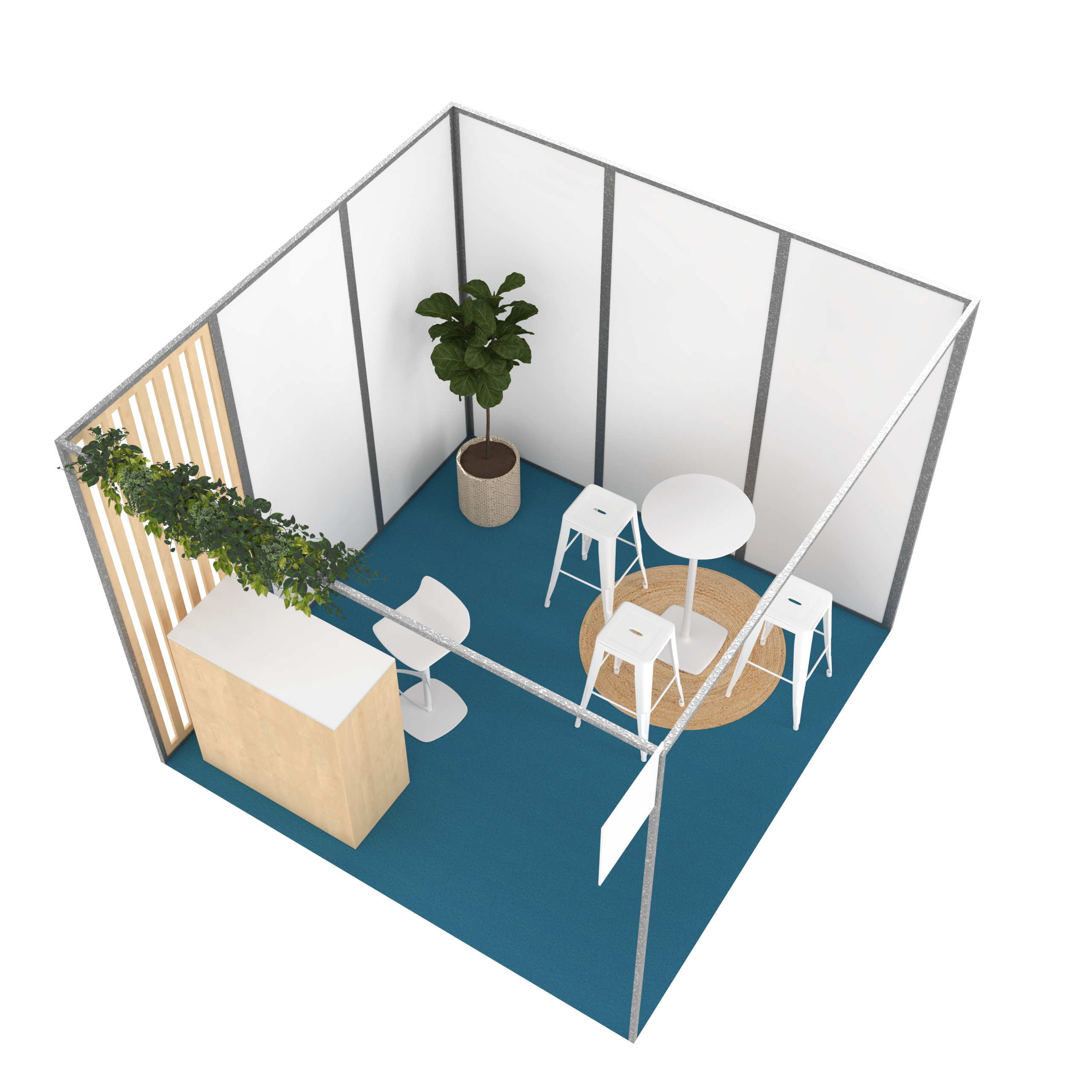 stand packagés - Blanc Axo