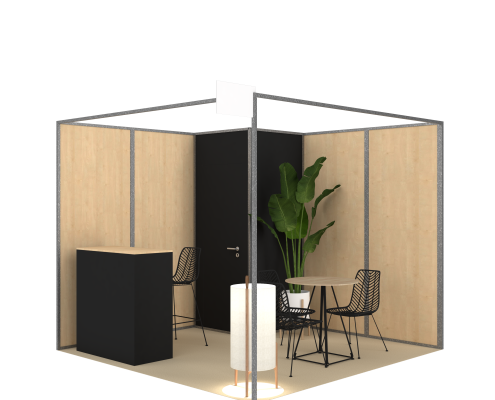 stand packagés Bois noir 01