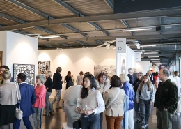 scénographie exposition, exposition art, aménagement hall, décor exposition, installation générale, cloison bois gainée