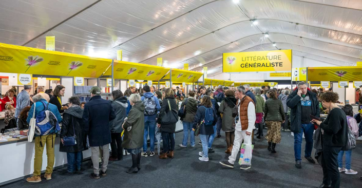 Printemps du livre, Montaigu, Arche, aménagement, slon du livre, pack stand, modulaire, enseigne sur-mesure